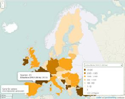 Weizen Dinkel Anbaufläche Europa 2012-2022