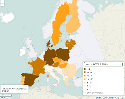 Roggen Anbaufläche Europa 2012-2021