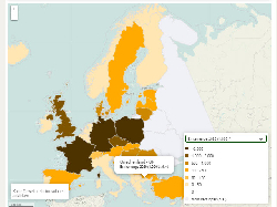 Raps Erntemenge Europa 2012-2022