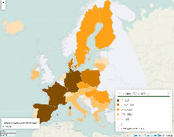 Gerste Anbaufläche Europa 2012-2021