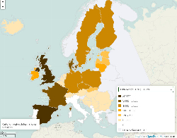Sommergerste Erntemenge Europa 2012-2021