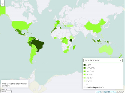 Avocado Ertrag weltweit 1961-2020