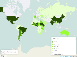 Sorghumhirse Erntemenge weltweit 1961-2021