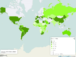 Sorghumhirse Ertrag weltweit 1961-2021